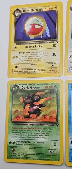 Vintage Pokemon 8 Card Lot Team Rocket Lot Vintage Team Rocket Dark Pokemon - Image 5