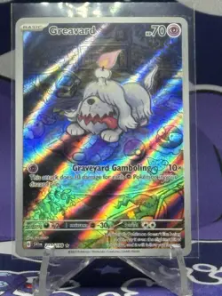 Pokemon TCG Greavard Illustration Rare Card 214/198 Scarlet & Violet Base Set - Image 1