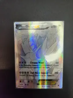 Dialga EX Full Art Secret Rare Silver Card 122/119 Phantom Forces 2014. - Image 1