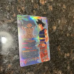 Son Goku Autonomous Awakening EVENT STAMP Foil Dragon Ball Super Card Game | LP - Image 3