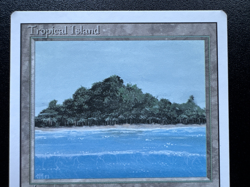 Tropical Island Dual Land (Revised Edition) Magic the Gathering MTG 1994 Rare - Image 2