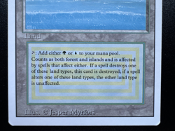 Tropical Island Dual Land (Revised Edition) Magic the Gathering MTG 1994 Rare - Image 3