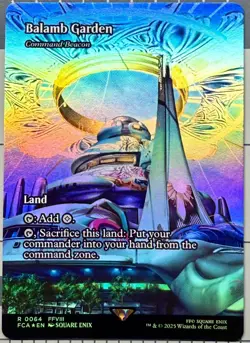 MTG Magic Final Fantasy Balamb Garden - Command Beacon SHOWCASE FOIL - Image 1