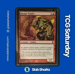 2010 MAGIC: THE GATHERING WORLDWAKE #72 BAZAAR TRADER - Image 1