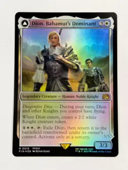 Dion, Bahamut's Dominant 16 Rare FINAL FANTASY Magic: The Gathering Foil NM - Image 1
