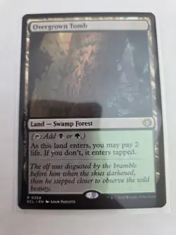 mtg, Overgrown Tomb Lorwyn Eclipsed Regular NM - Image 1