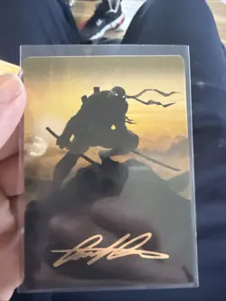 Leonardo (Gold-Stamp) 20/54 MTG Art Series: Teenage Mutant Ninja Turtles 🔥 - Image 1