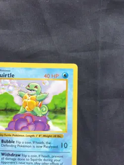 Pokemon Cards: Base Set 1st Edition Common: Squirtle 63/102 - Image 3