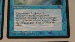 Mystic Remora X's 4 Enchantment Ken Meyer Jr Magic the Gathering 1995 excellent - Image 5