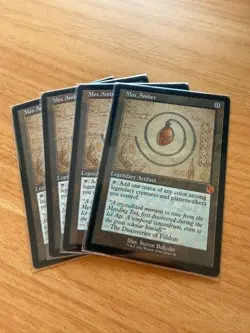 4x Mox Amber (Schematic) The Brothers' War: Retro Frame Artifacts Regular - Image 1