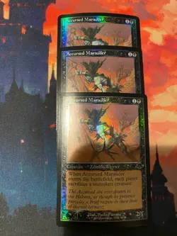 MTG Modern Horizons 3 Accursed Marauder Retro Frame Foil x 3 - Image 1