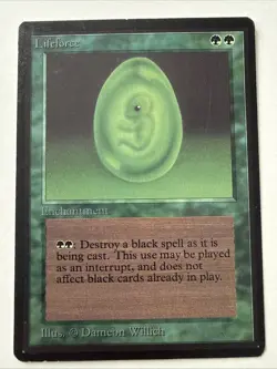 Lifeforce Limited Edition - Beta Edition Regular Magic The Gathering MTG - Image 1