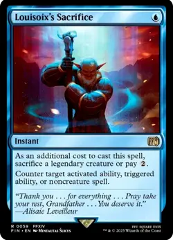 X 1 Louisoix's Sacrifice NM-M FIN 059 MTG Magic the Gathering - Image 1
