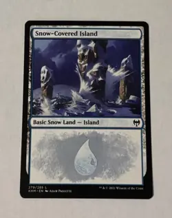 MTG Snow-Covered Island (279) Kaldheim NM - Image 1