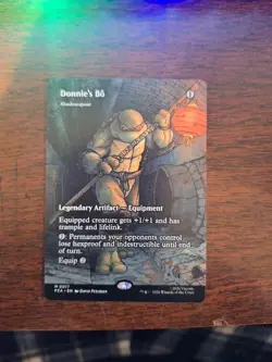 Donnie's Bo - Shadowspear (Borderless) Teenage Mutant Ninja Turtles MTG NM - Image 1