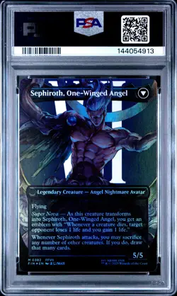 2025 MTG FF #0382 SEPHIROTH, FABLED SOLDIER/SEPHIROTH, ONE-WINGED ANGEL PSA 10 - Image 2