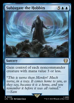 MTG Subjugate the Hobbits ** Tales of Middle-earth Commander ** English (NM) - Image 1
