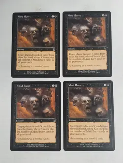 MTG Playset 4x Mind Burst (Odyssey/Black/C) - BGM - Image 1