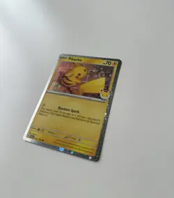 30th Celebration Pokemon Pikachu SWIRL 🌀 Cosmo Holo Promo Basic Card 051/162 - Image 4