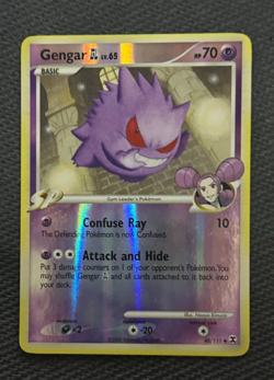 Pokemon Gengar GL Lv. 65 Reverse Holo Rising Rivals #40/111 - MP - Image 3
