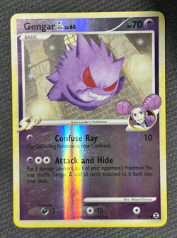 Pokemon Gengar GL Lv. 65 Reverse Holo Rising Rivals #40/111 - MP - Image 4
