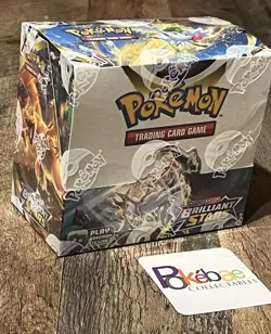 2022 Pokemon Sword & Shield Brilliant Stars NEW Factory Sealed Booster Box - Image 1