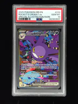 Rocket's Crobat ex 234 Pokemon Destined Rivals PSA 10 🔥🔥🔥 - Image 1