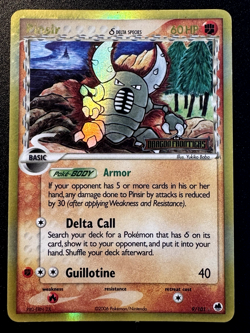 Pinsir 9/101 EX Dragon Frontiers Pokemon Card Reverse Holo Foil Rare MP - Image 1