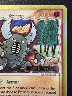 Pinsir 9/101 EX Dragon Frontiers Pokemon Card Reverse Holo Foil Rare MP - Image 4