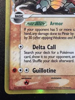 Pinsir 9/101 EX Dragon Frontiers Pokemon Card Reverse Holo Foil Rare MP - Image 5