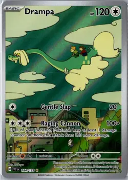 Drampa 184/162 - Temporal Forces Pokemon NM - Image 1