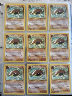 Pokemon TCG Kabuto Fossil Unlimited Common Card 50/62 Lot of 18 NM-LP - Image 3