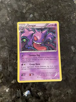 Pokemon Gengar 60/162 Breakthrough Holo Rare Stage 2 130 HP Card 2015 English - Image 1