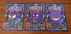 Pokemon Card 3 PACK - Prisma Trick or Treat 2024 - Gengar, Gastly, Haunter 3.4.5 - Image 1