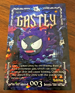 Pokemon Card 3 PACK - Prisma Trick or Treat 2024 - Gengar, Gastly, Haunter 3.4.5 - Image 2