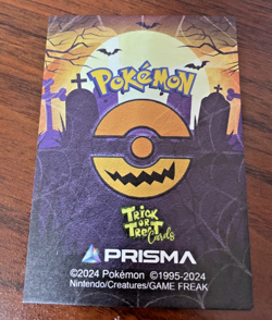 Pokemon Card 3 PACK - Prisma Trick or Treat 2024 - Gengar, Gastly, Haunter 3.4.5 - Image 3