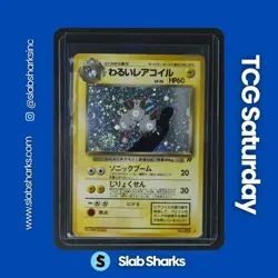 1998 POKEMON TEAM ROCKET JP #082 DARK MAGNETON HOLO RARE - Image 1