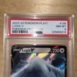 PSA 8 138/195 Lugia V Prize Pack Series Stamped Play Pokemon TCG Silver Tempest - Image 3