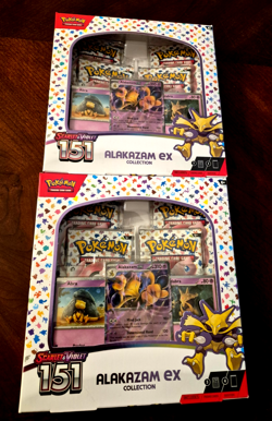 Lot of 2 Pokemon 151 Alakazam Ex Collection Box 🔥🔥🔥 - Image 1