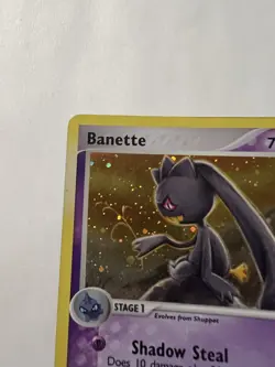 2004 Pokemon BANETTE Ex Hidden Legends Set HOLO Foil Rare 1/101 Cosmos EX+ NM - Image 2