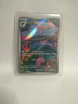 Pokemon Gloom Full Art Illustration Rare Holo 198/197 SV03 Obsidian Flames - Image 1