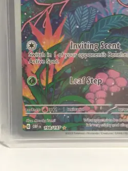 Pokemon Gloom Full Art Illustration Rare Holo 198/197 SV03 Obsidian Flames - Image 4