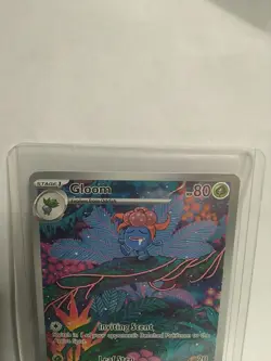 Pokemon Gloom Full Art Illustration Rare Holo 198/197 SV03 Obsidian Flames - Image 5