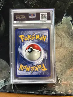 1999 Pokemon Fossil Hitmonlee PSA 6 - Image 2