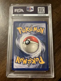 1999 Pokemon Hitmonchan 007/102 Base Set Holo Rare PSA 6 - Image 2