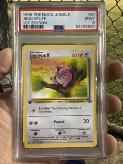 1999 Pokemon Jungle 1st Edition #54 Jigglypuff PSA 9 🔥🔥🔥 - Image 1