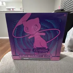Pokemon Sword & Shield Fusion Strike Elite Trainer Box Mew TCG Box English - Image 1