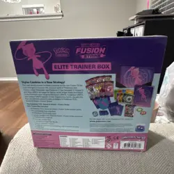 Pokemon Sword & Shield Fusion Strike Elite Trainer Box Mew TCG Box English - Image 2