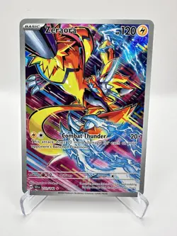 Zeraora 151/142 Sv07: Stellar Crown Holo Pokemon Near Mint - Image 1