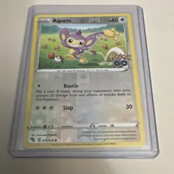 Pokemon Go Aipom 056/078 Reverse Holo Common - Image 1